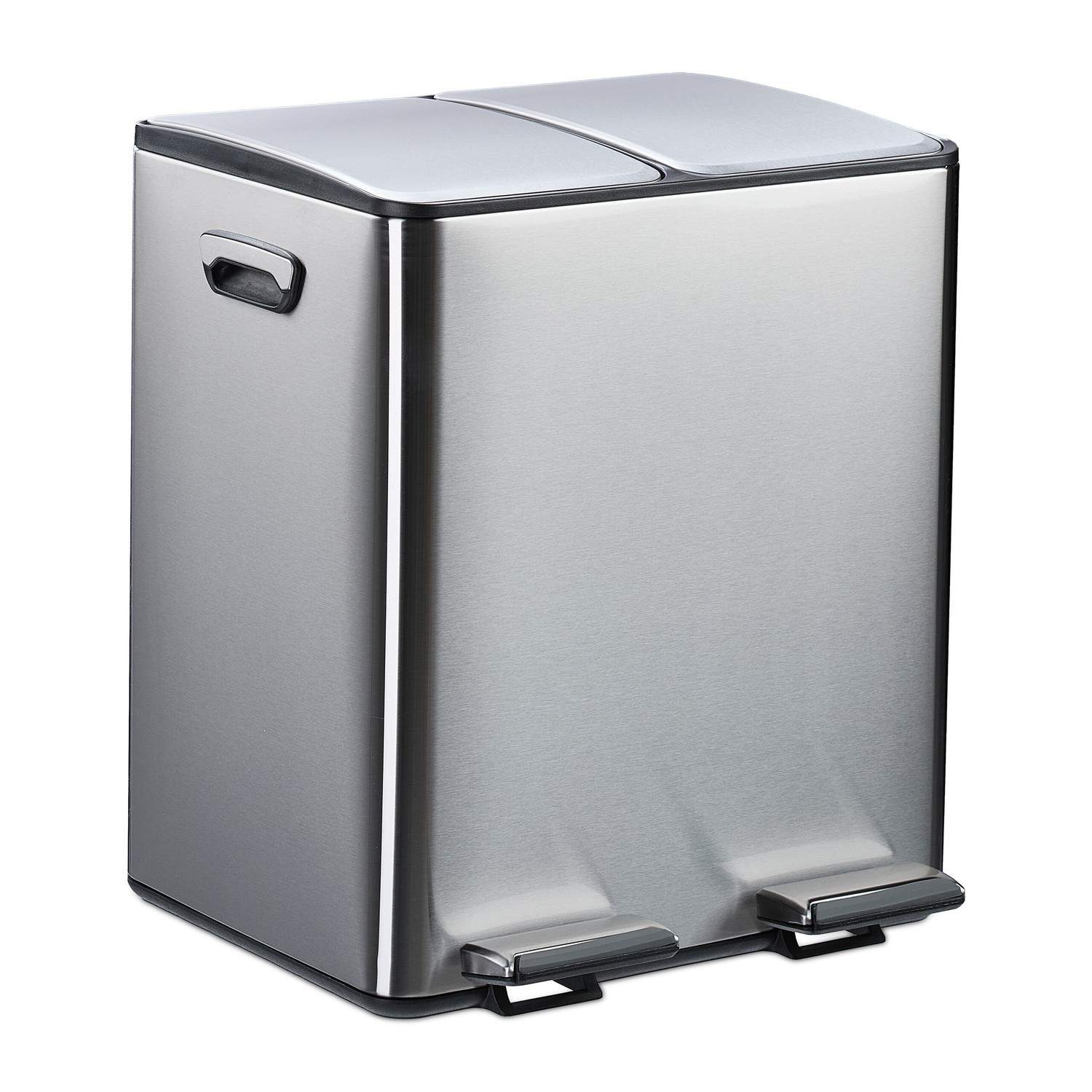 Køkkenspand med dobbelte 15L rum – Soft-Close