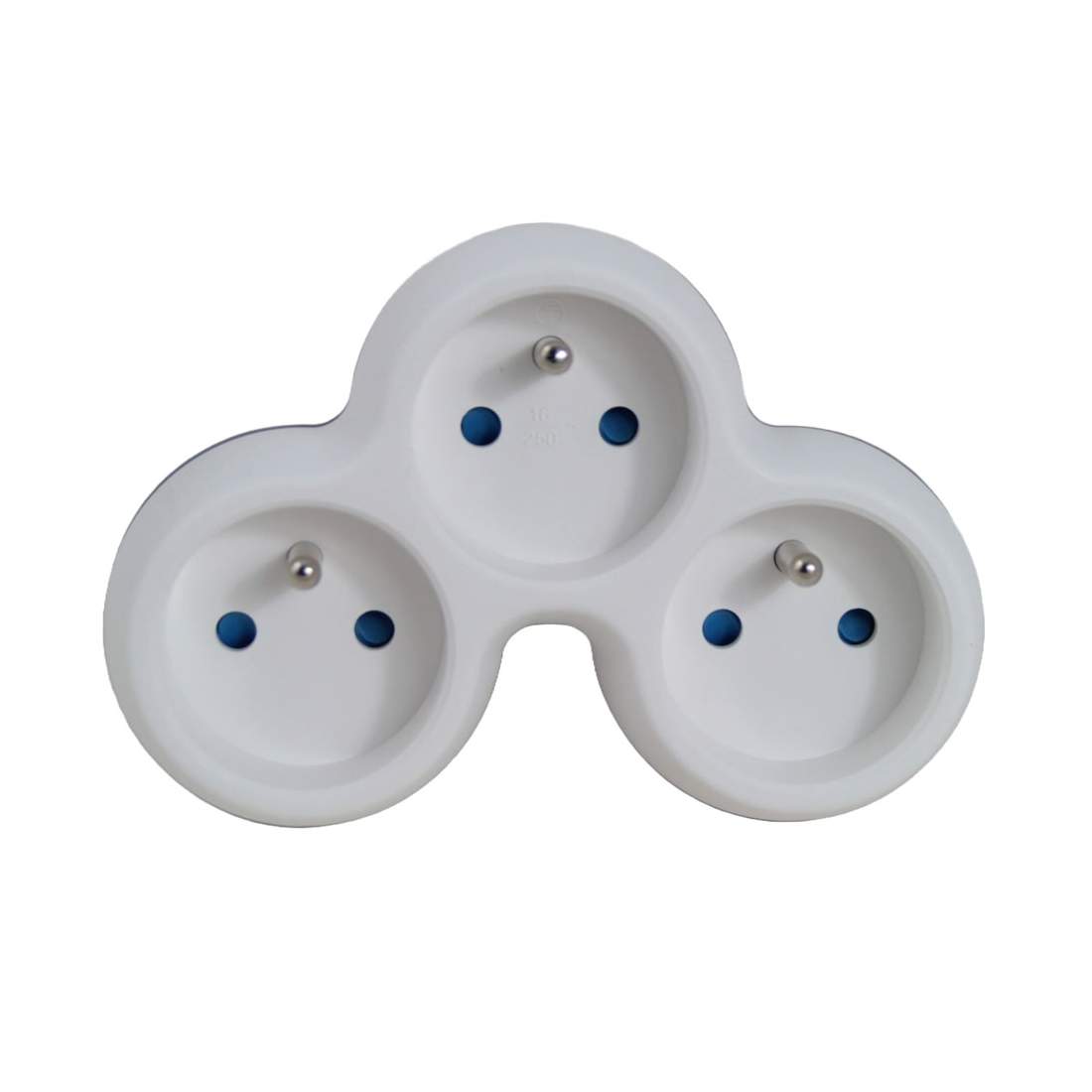 Uttagsdelare – 3 jordade uttag, 3680W, säker användning | Hem & Hobby | Pryloteket