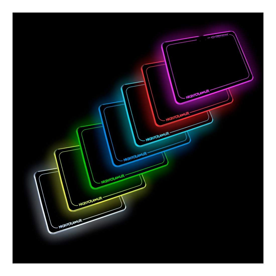 RGB LED-spelmusmatta – Smidig, halkfri, hållbar | Hem & Hobby | Pryloteket