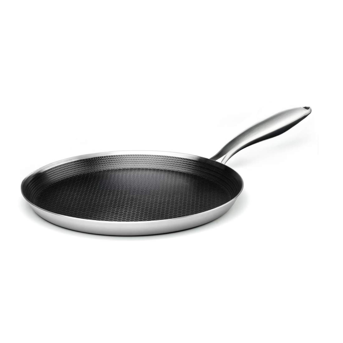 Pannkakspanna i rostfritt stål, non-stick, Ø28cm induktion | Hem & Hobby - Hem & Hushåll - Kök - Köksredskap - Kokkärl | Pryloteket