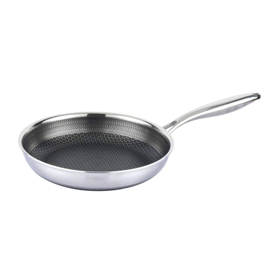 Stekpanna i rostfritt stål med non-stick-beläggning, 28 cm, induktionssäker | Hem & Hobby - Hem & Hushåll - Kök - Köksredskap - Kokkärl | Pryloteket