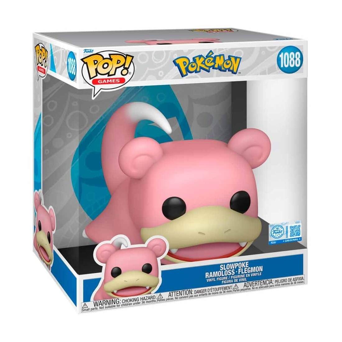 Jumbo Slowpoke plyschleksak, 25 cm exklusiv Pokémon-figur | Hem & Hobby | Pryloteket
