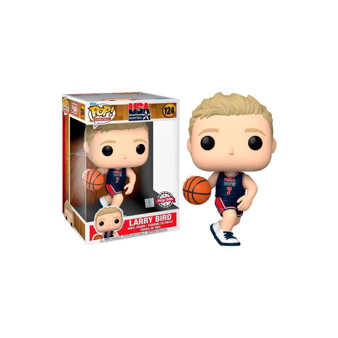 NBA Larry Bird 1992 Team USA-tröja, 25 cm exklusiv figur | Hem & Hobby | Pryloteket