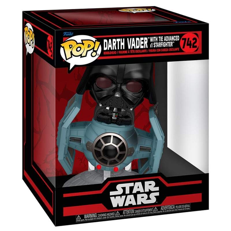 Star Wars Darth Vader -figuuri ja Tie Advanced Starfighter