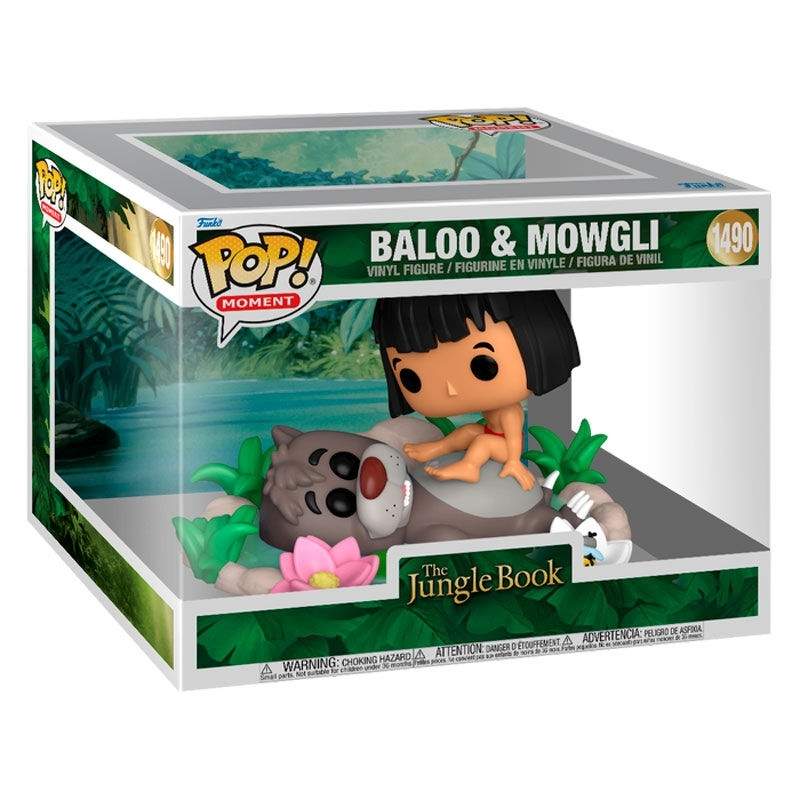 Junglebog popfigur - Baloo og Mowgli samlerlegetøj