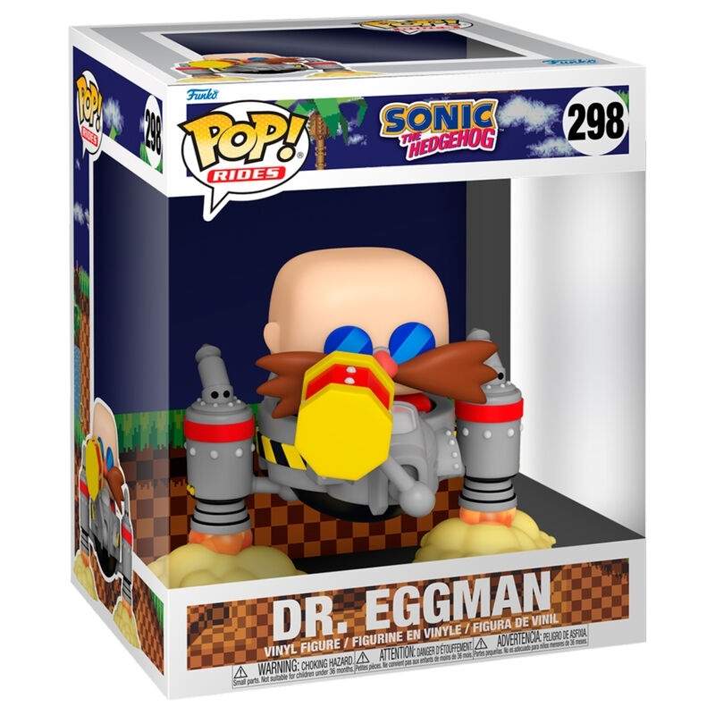 Sonic the Hedgehog Dr. Eggman Actionfigur, 6-tums samlarobjekt | Hem & Hobby | Pryloteket