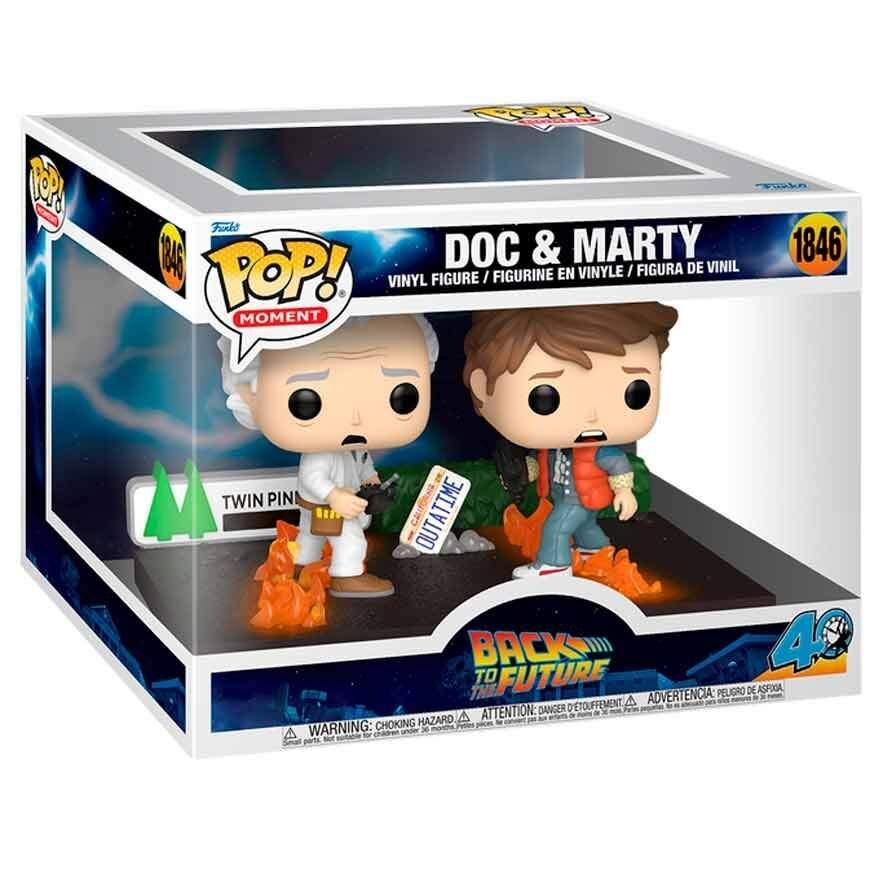 Takaisin tulevaisuuteen Popfiguurit: Doc ja Marty Collectibles