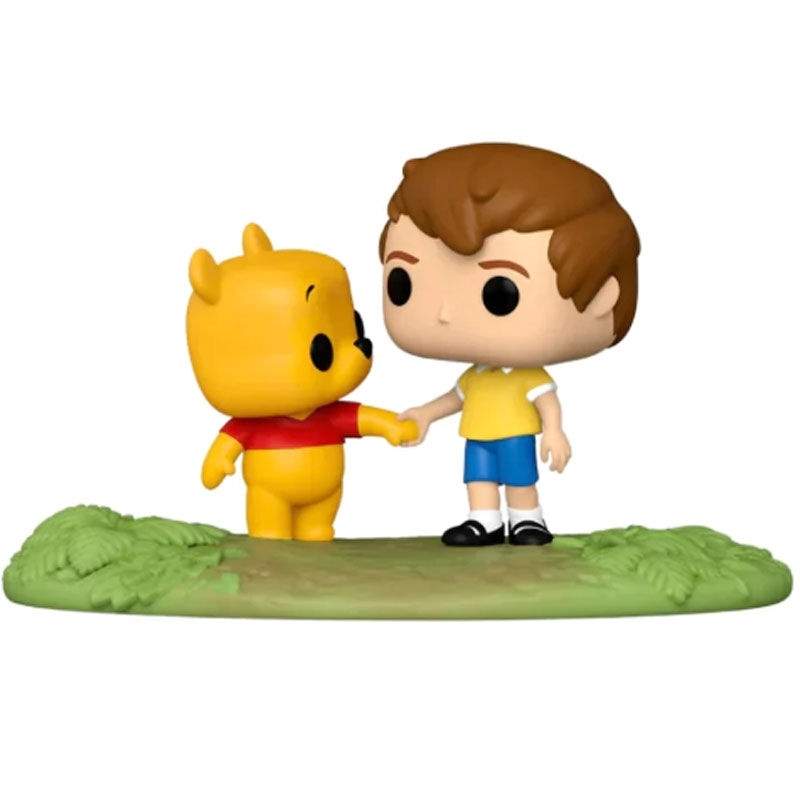 Winnie the Pooh-figur med Christopher Robin, eksklusivt samleobjekt