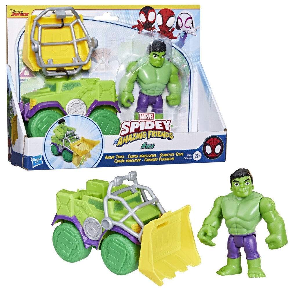 Spidey Wrecking Truck Legesæt med Hulk Figur