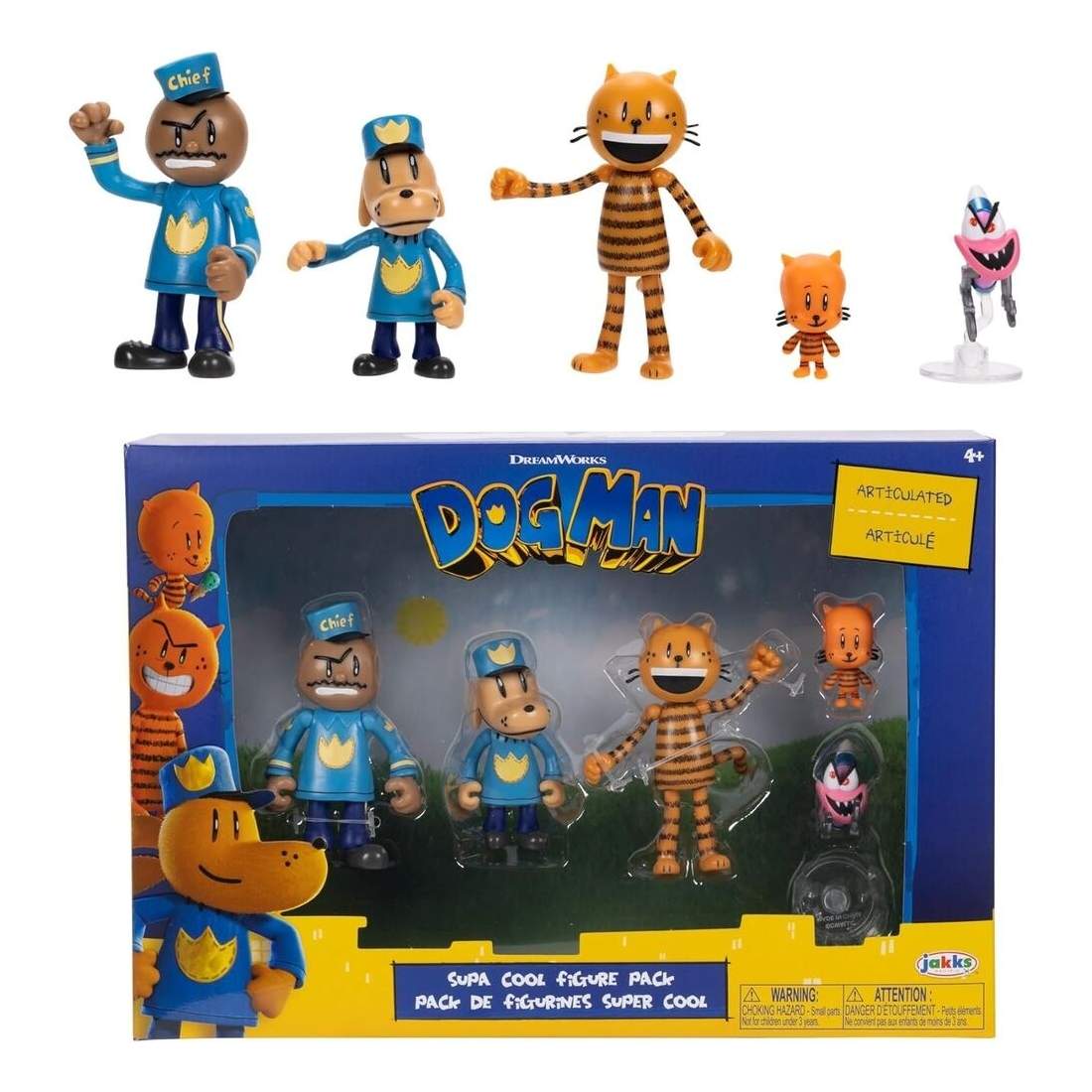 Dogman-paket med 5 actionfigurer, 6 cm långa | Hem & Hobby | Pryloteket