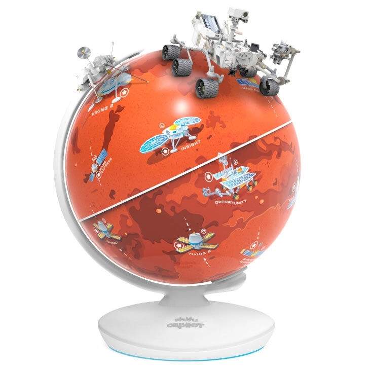 Interaktiv Planet Mars Globe til uddannelse og udforskning