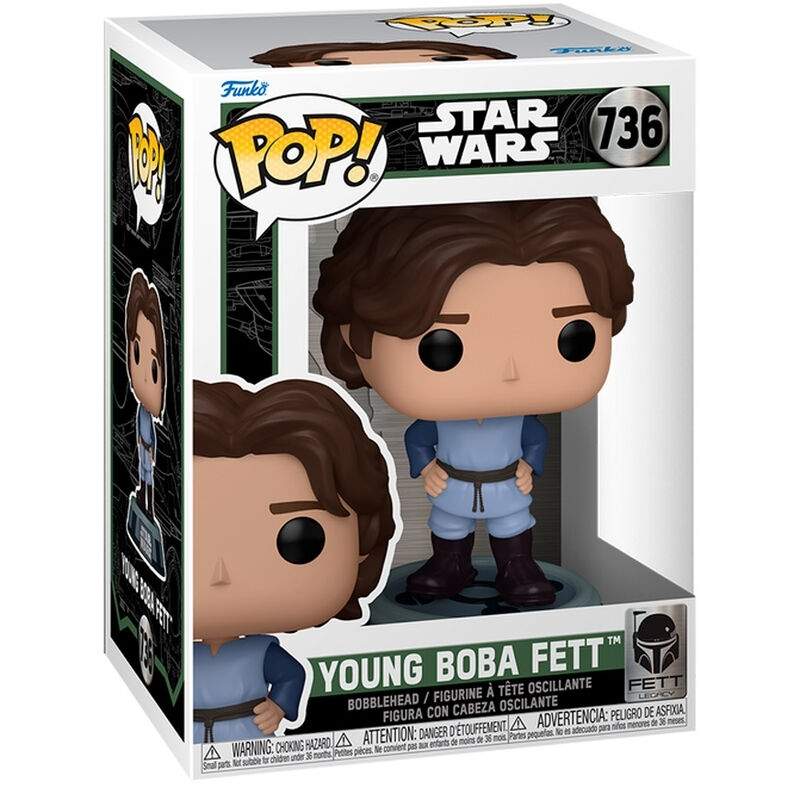 Star Wars Young Boba Fett Action Figur, 3,75-tommer samleobjekt
