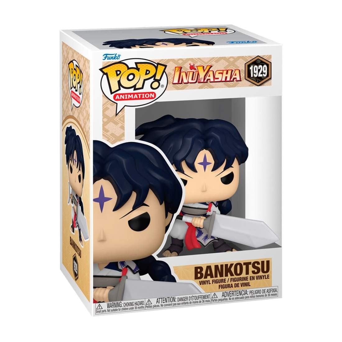 Inuyasha Bankotsu Action Figur, 6-tums samlarleksak | Hem & Hobby | Pryloteket