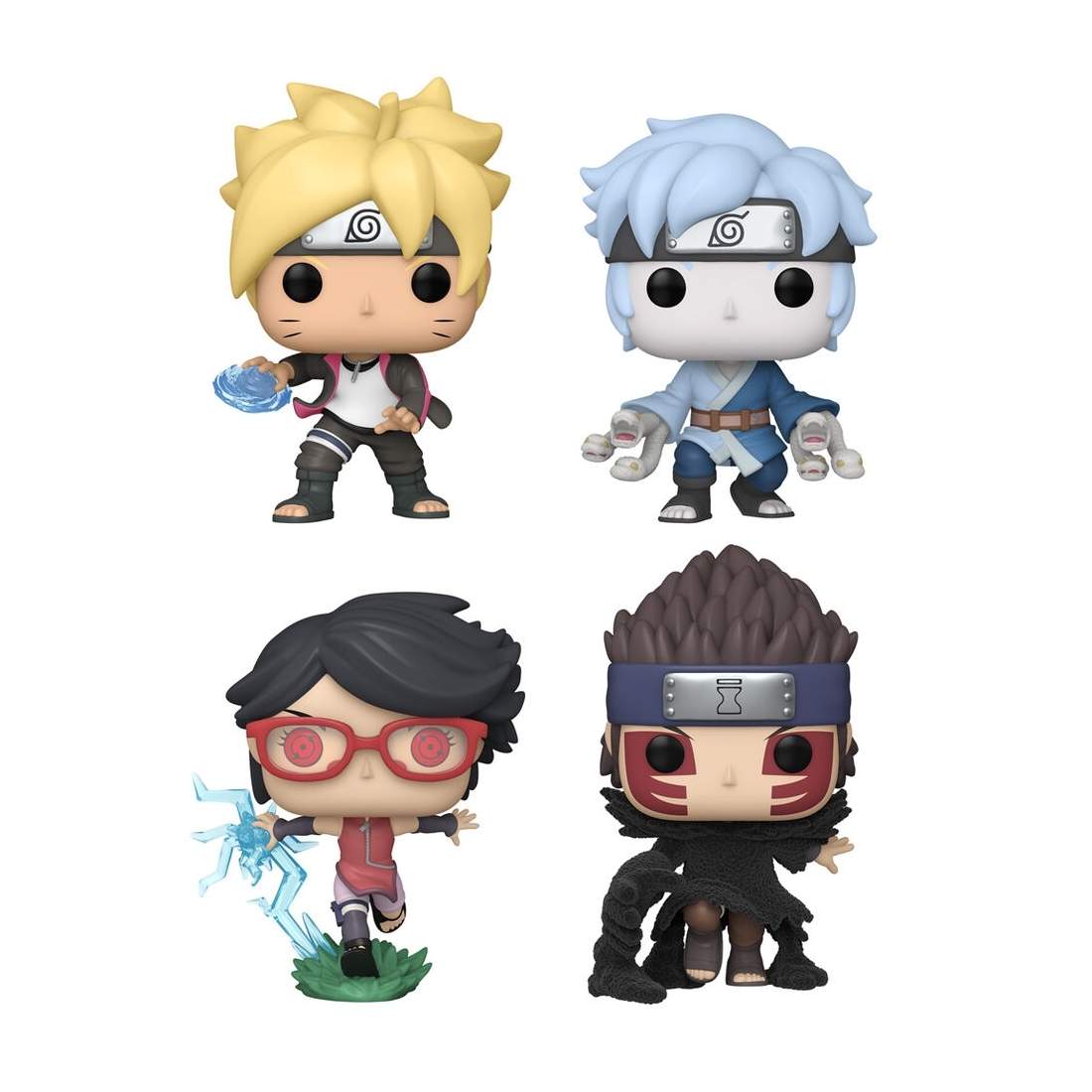 Boruto Exklusivt POP-paket med 4 samlarfigurer | Hem & Hobby | Pryloteket