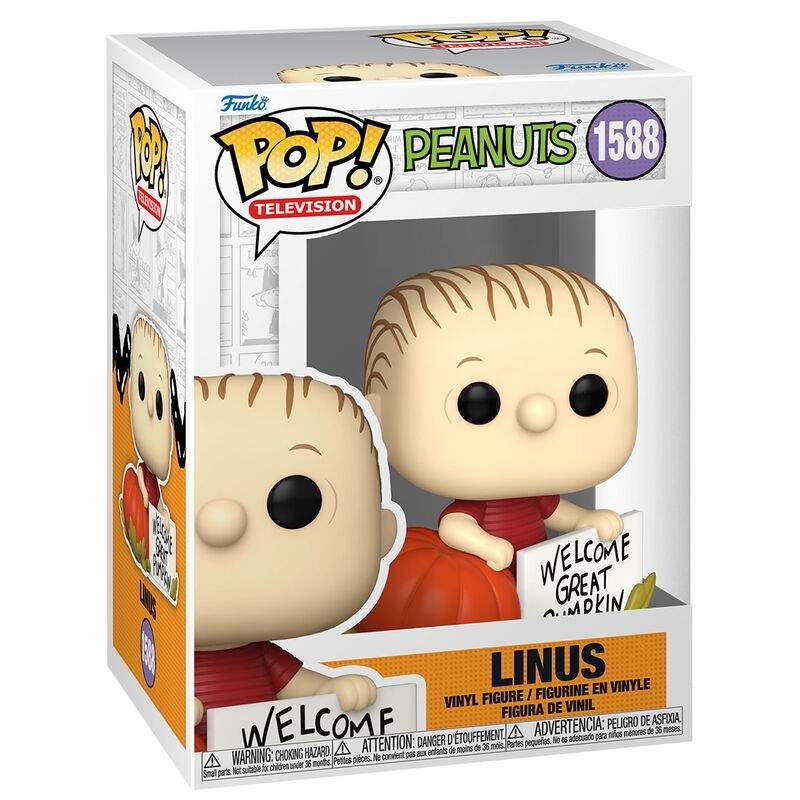 Peanuts Linus figur, samlerlegetøj, 6-tommer størrelse