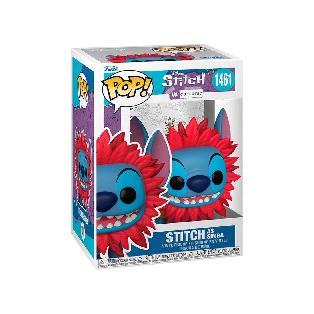 Disney Stitch som Simba plyschleksak, 12-tums mjukt gosedjur | Hem & Hobby | Pryloteket