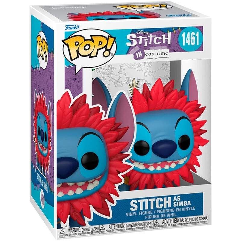 Disney Stitch som Simba Plyslegetøj, 12-tommer blødt tøjdyr