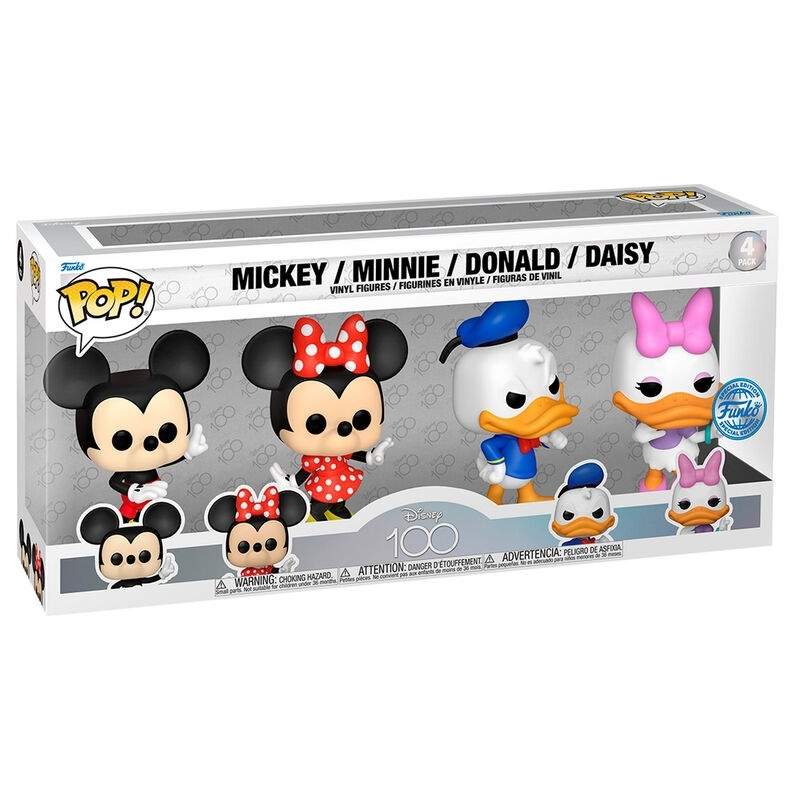 Disney Classic Eksklusiv POP-pakke med 4 figurer