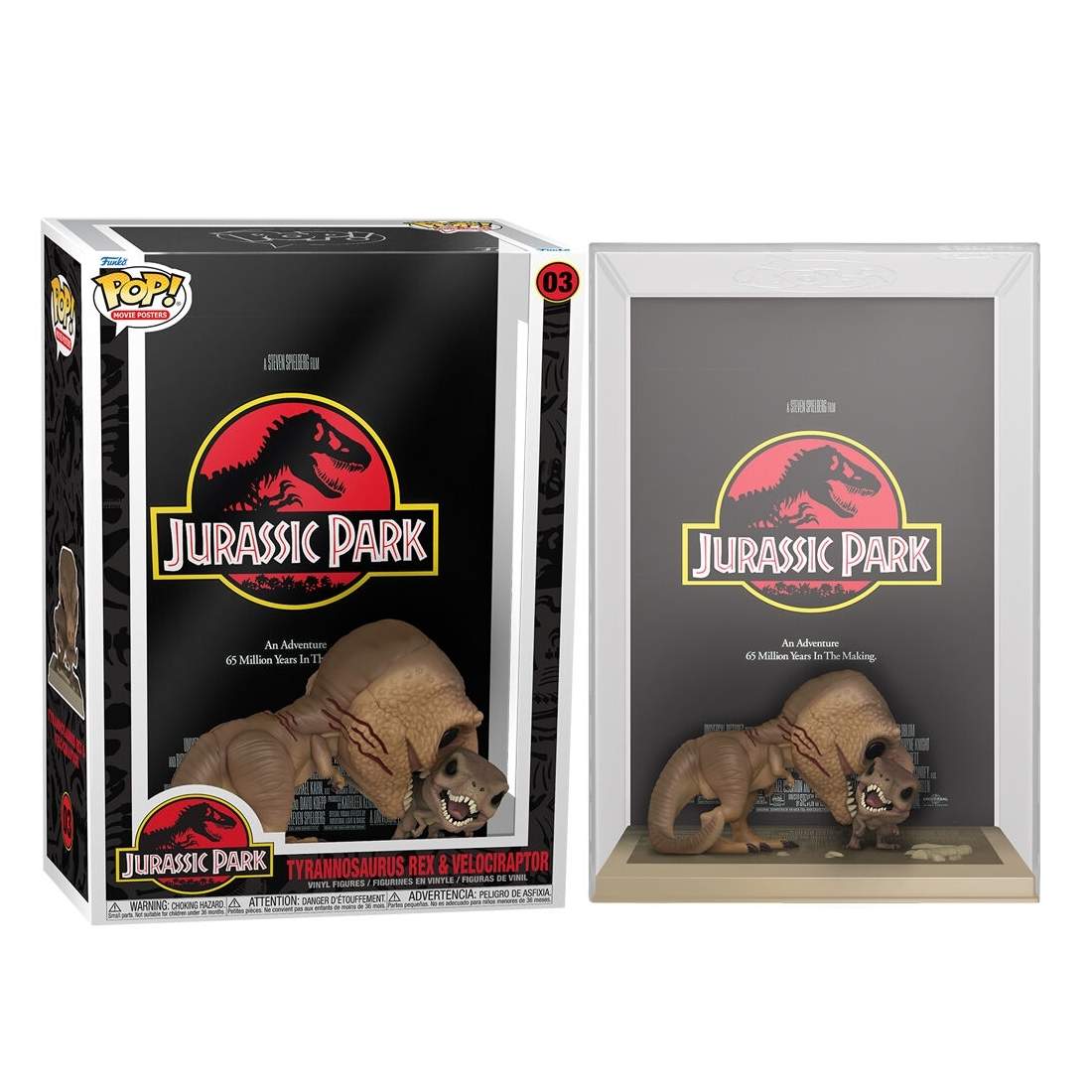 Jurassic Park filmaffisch, Tyrannosaurus Rex & Velociraptor | Hem & Hobby | Pryloteket