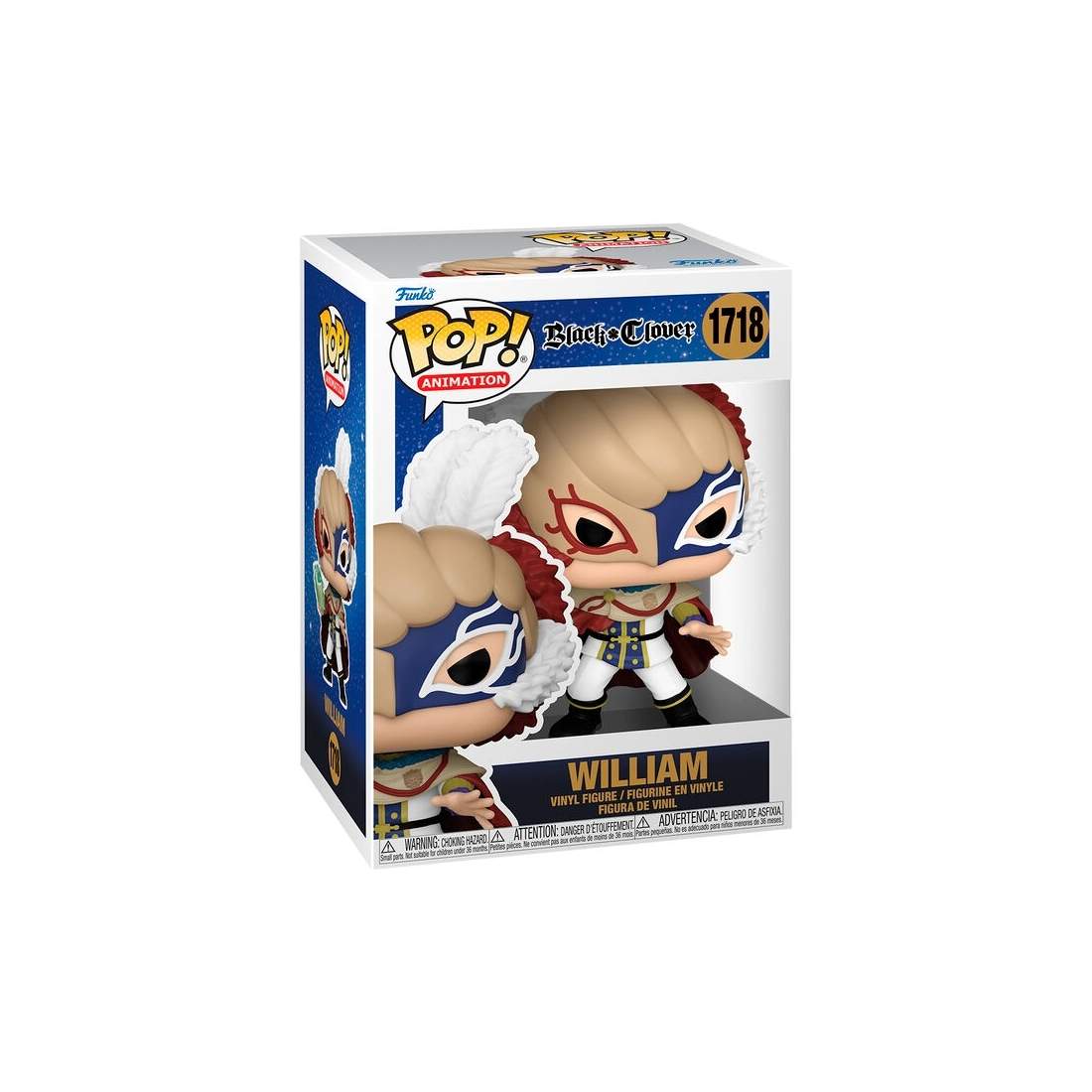 Black Clover POP Figur - William, samlarbar vinylleksak | Hem & Hobby | Pryloteket