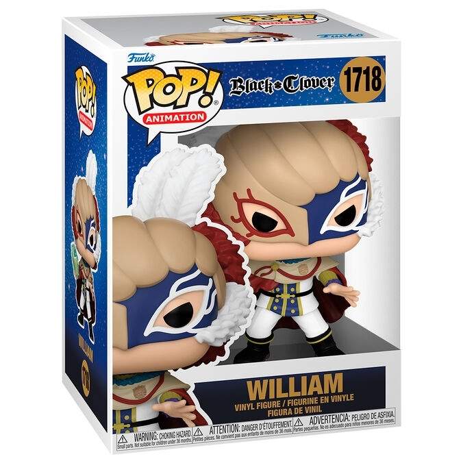 Black Clover POP Figuuri - William, keräilyvinyylilelu