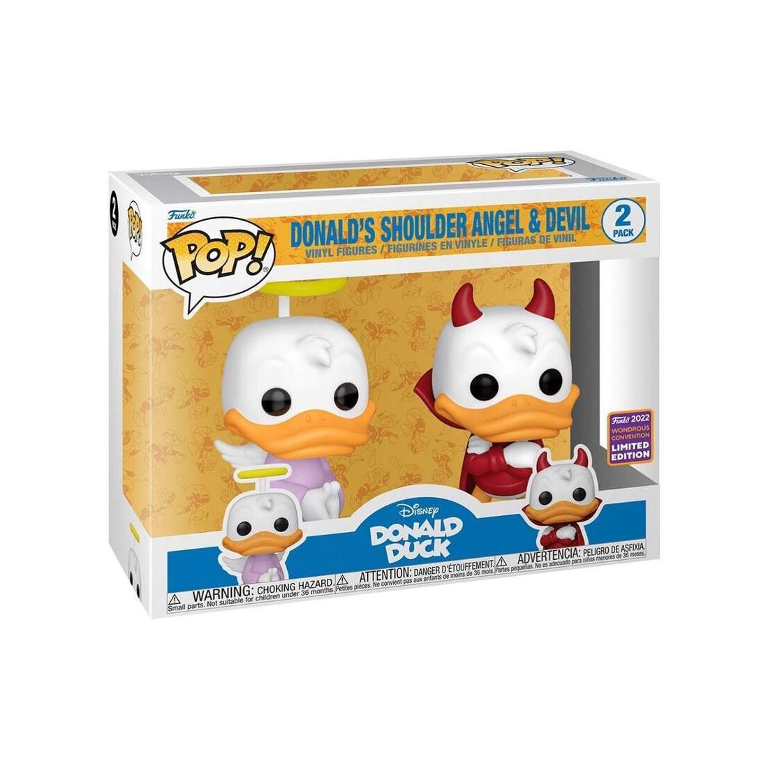 Disney Donald Duck POP Pack 2 - Ängel- och djävulsfigurer | Hem & Hobby | Pryloteket