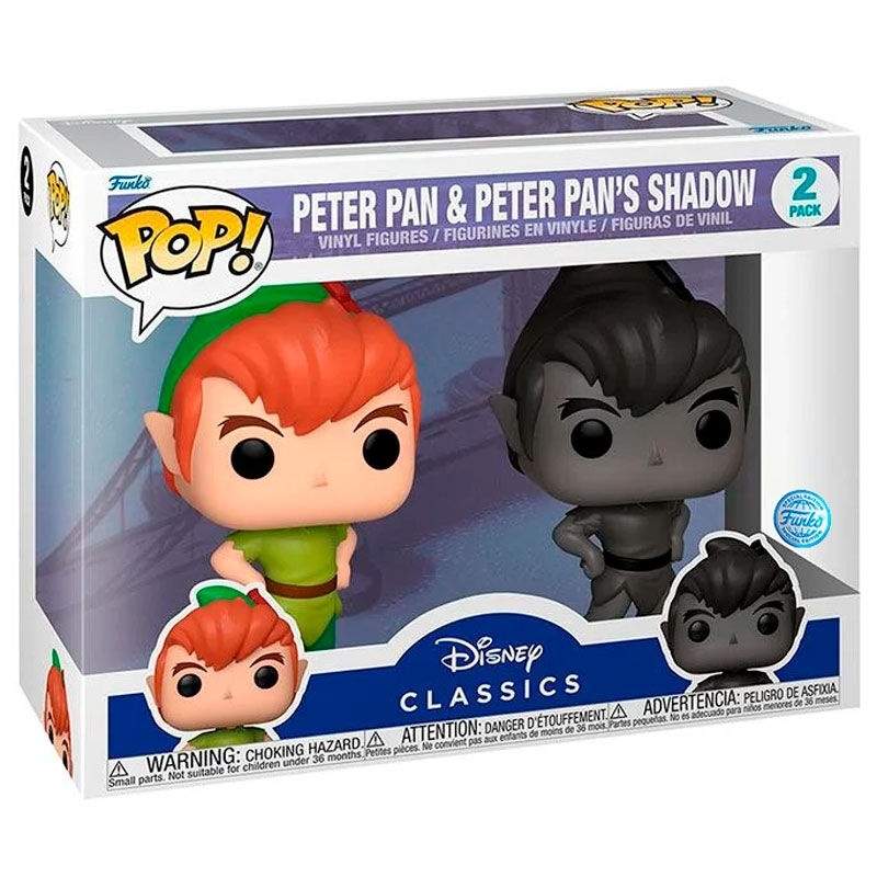 Disney Peter Pan Figuurisetti - Peter Pan & Shadow Keräilykohteet