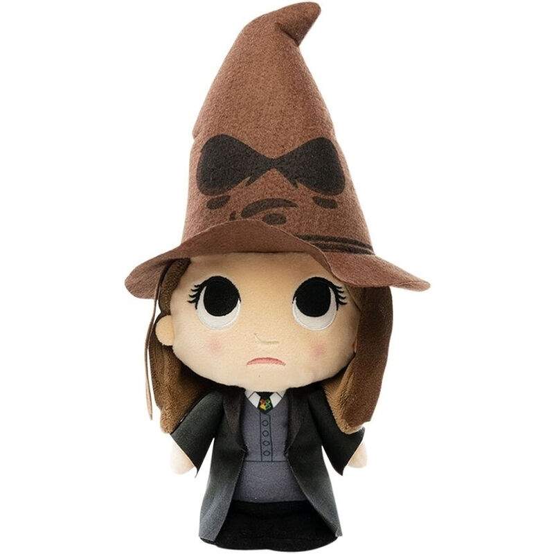 Harry Potter Hermione-pehmolelu, jossa lajitteluhattu, 15 cm