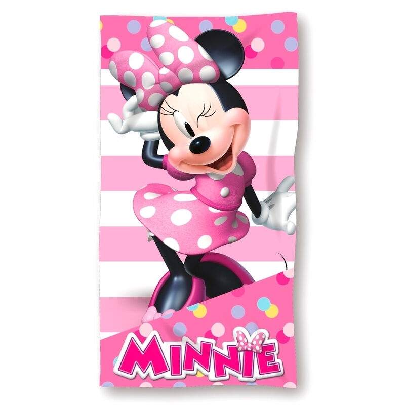 Minnie Mouse bomulds strandhåndklæde til børn, hurtigtørrende, blødt