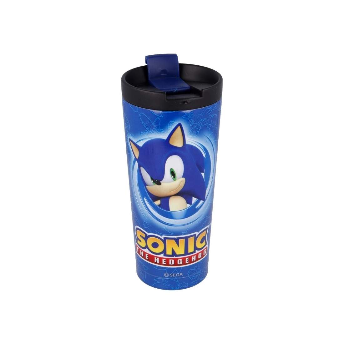 Sonic The Hedgehog 425ml rostfritt stål kaffetumlare | Hem & Hobby | Pryloteket