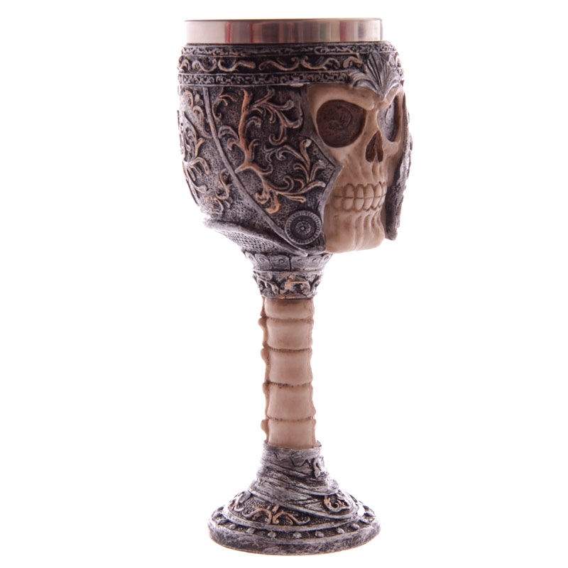 Gothic Skull Warrior Goblet til drinks og indretning