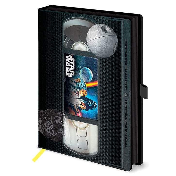 Star Wars VHS A5 notesbog med sider af høj kvalitet