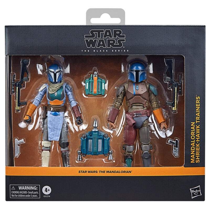 Mandalorian & Shriek-Hawk Trainer Figures Set, 15 cm hög | Hem & Hobby | Pryloteket