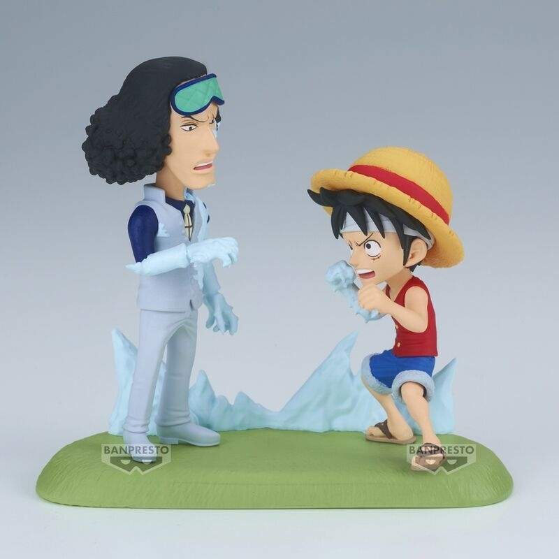 Yksiosainen keräilyfiguuri Monkey D. Luffy vs Kuzan 9cm
