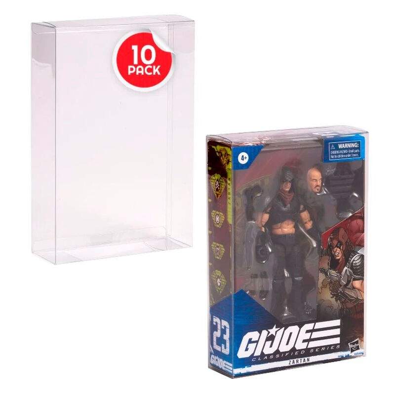 GI Joe Pakke med 10 actionfigurbeskyttere