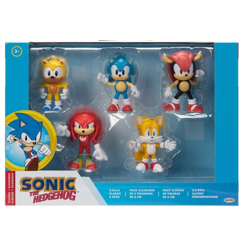 Sonic the Hedgehog 5-pack actionfigurer, 6 cm långa | Hem & Hobby | Pryloteket