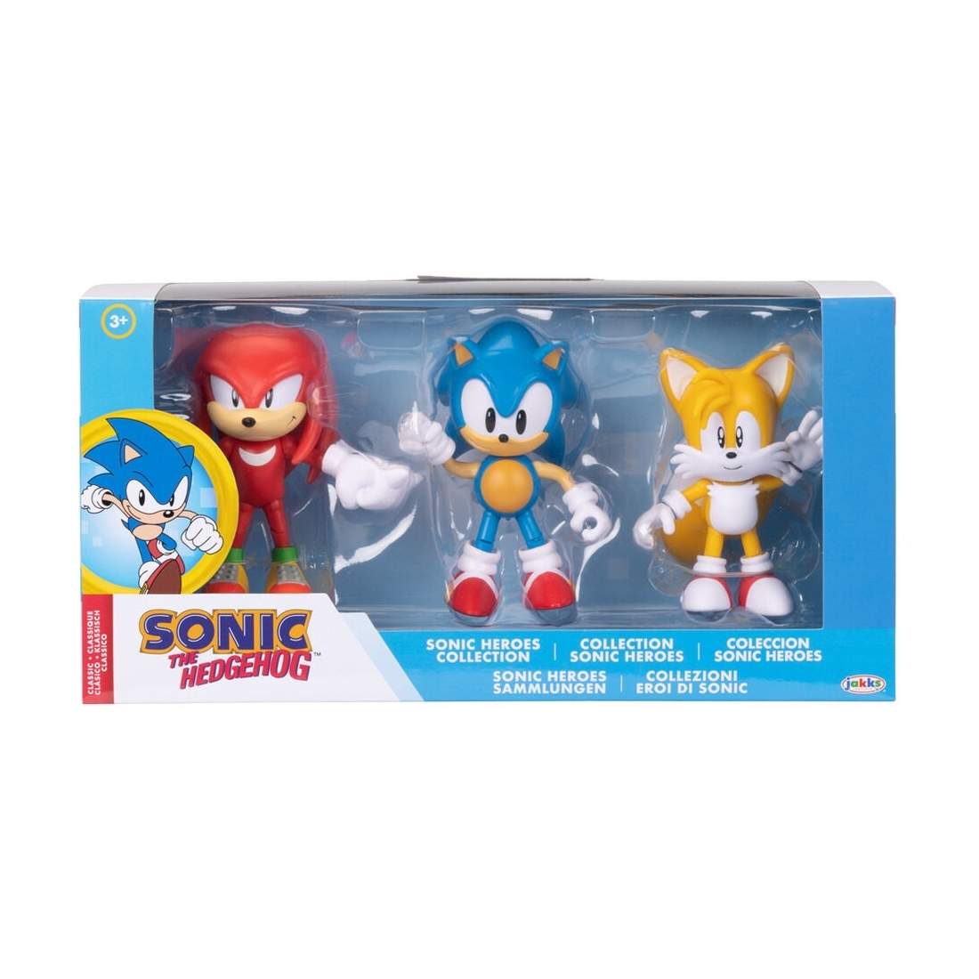 Sonic the Hedgehog Classic 3-pack actionfigurer, 10 cm | Hem & Hobby | Pryloteket