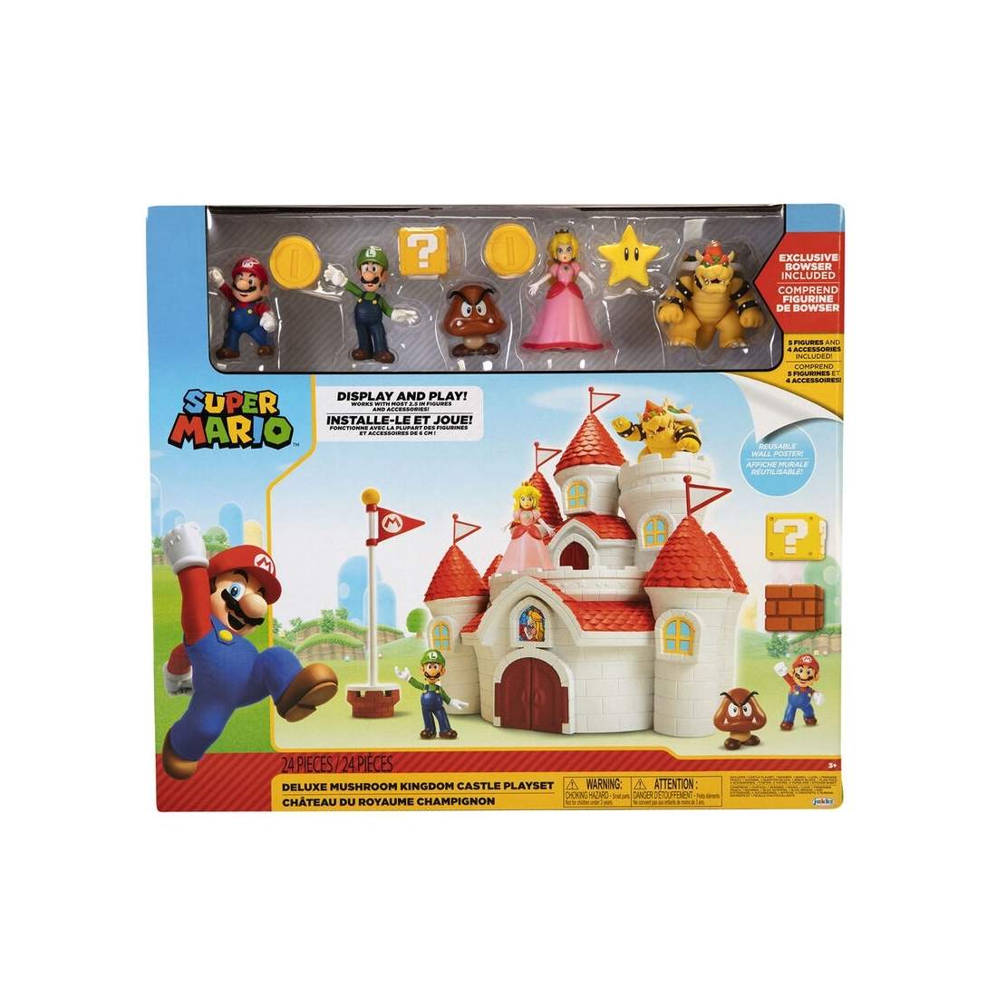 Super Mario Bros Mushroom Kingdom Castle Lekset med figurer | Hem & Hobby | Pryloteket