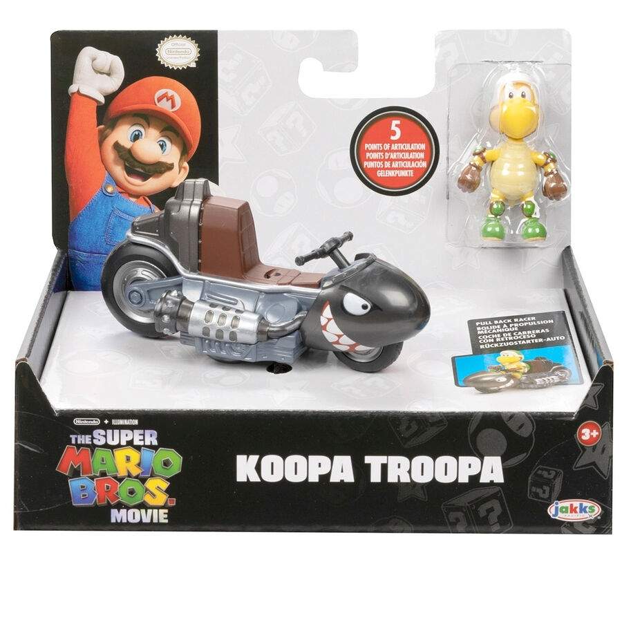 Koopa Troopa Kart Figuuri, 6cm keräilylelu