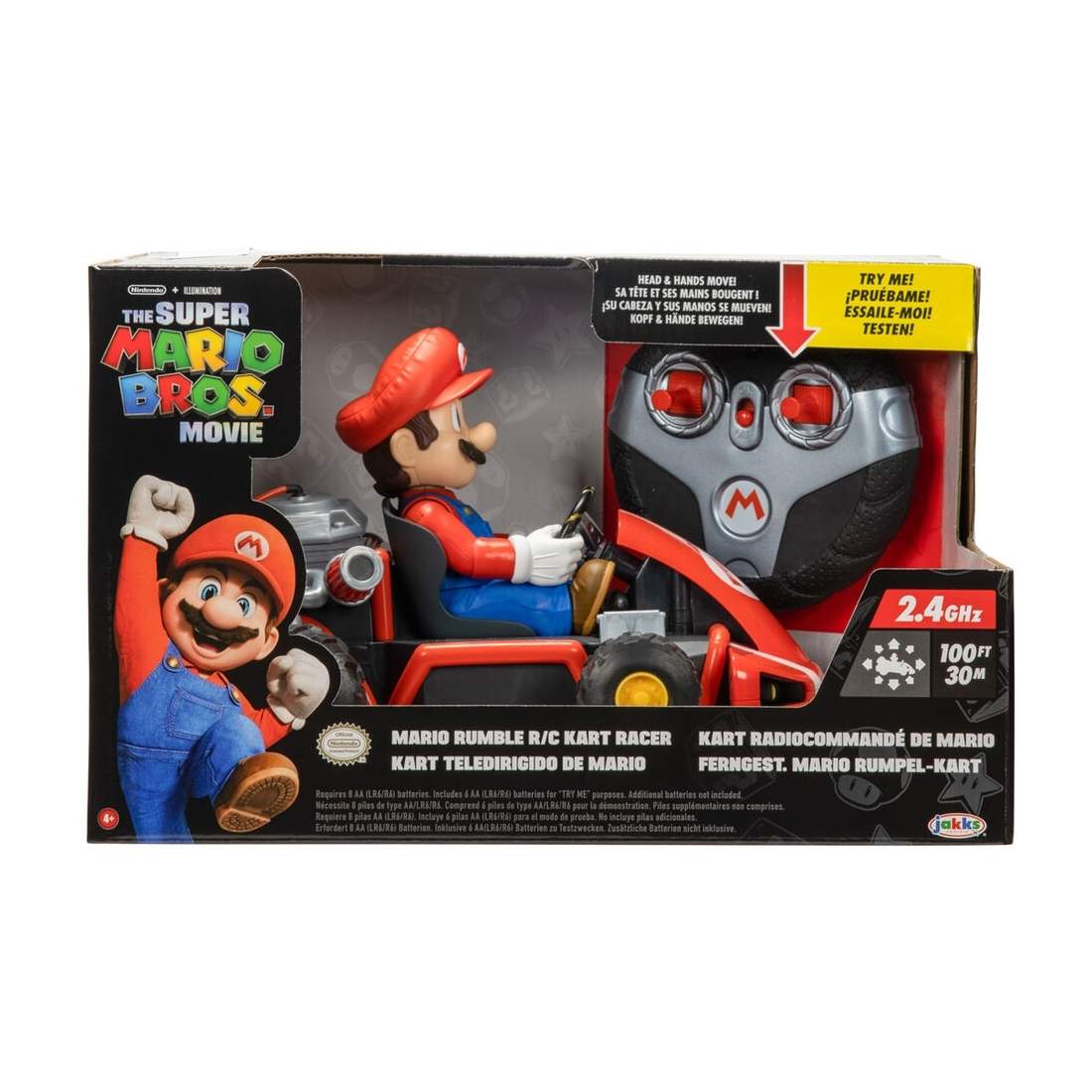 Super Mario Bros fjärrkontrollbil med 2,4 GHz-teknik | Hem & Hobby | Pryloteket