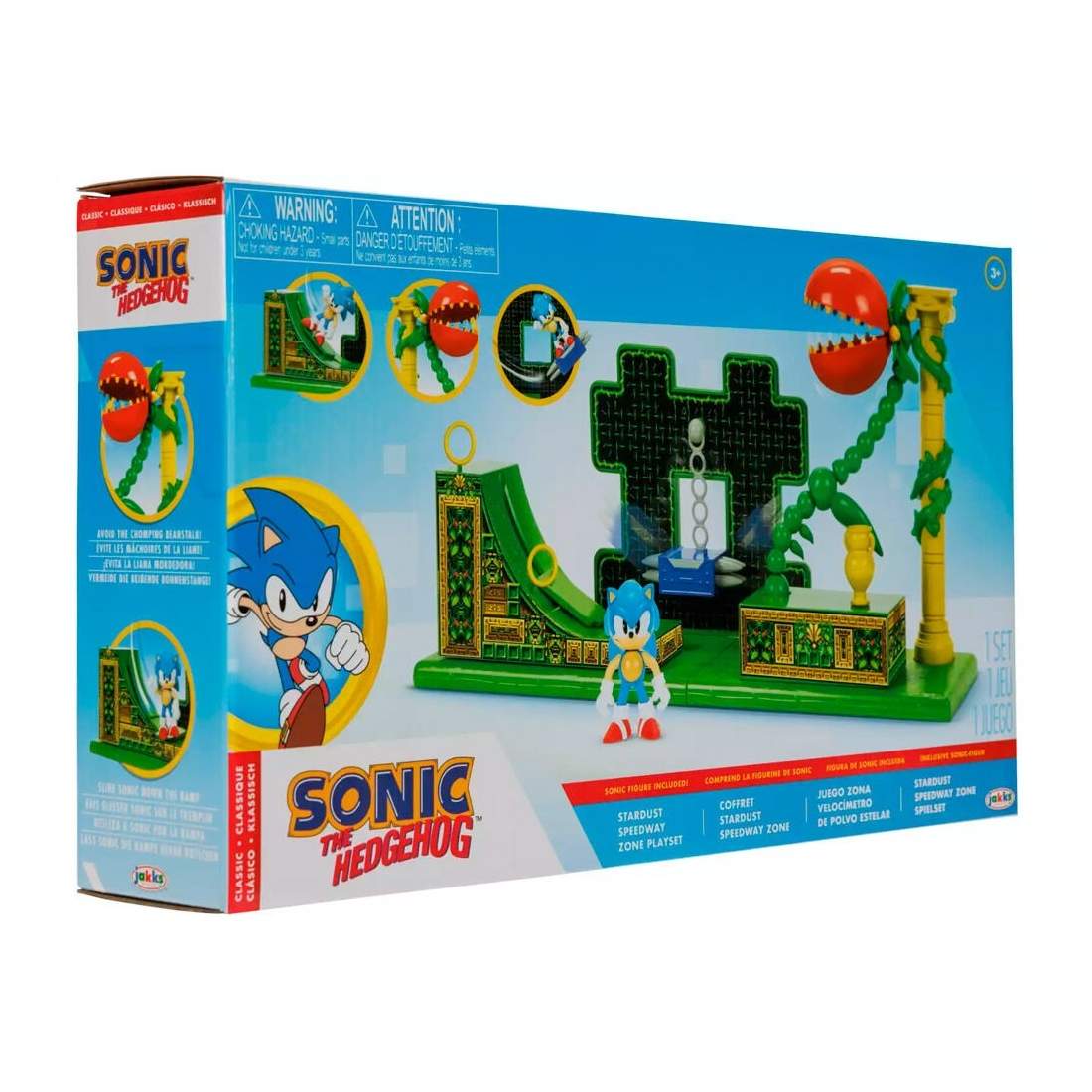Sonic Stardust Speedway Zone lekset med tillbehör och figurer | Hem & Hobby | Pryloteket