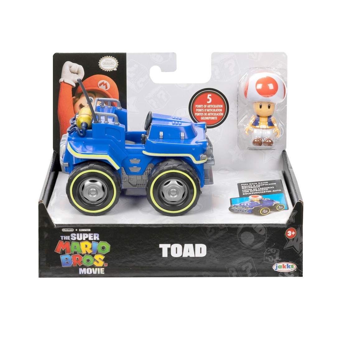 Toad Kart-figur, 7 cm samlarleksak för Mario Kart-fans | Hem & Hobby | Pryloteket