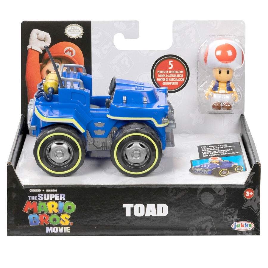 Toad Kart figur, 7 cm samlelegetøj til Mario Kart fans