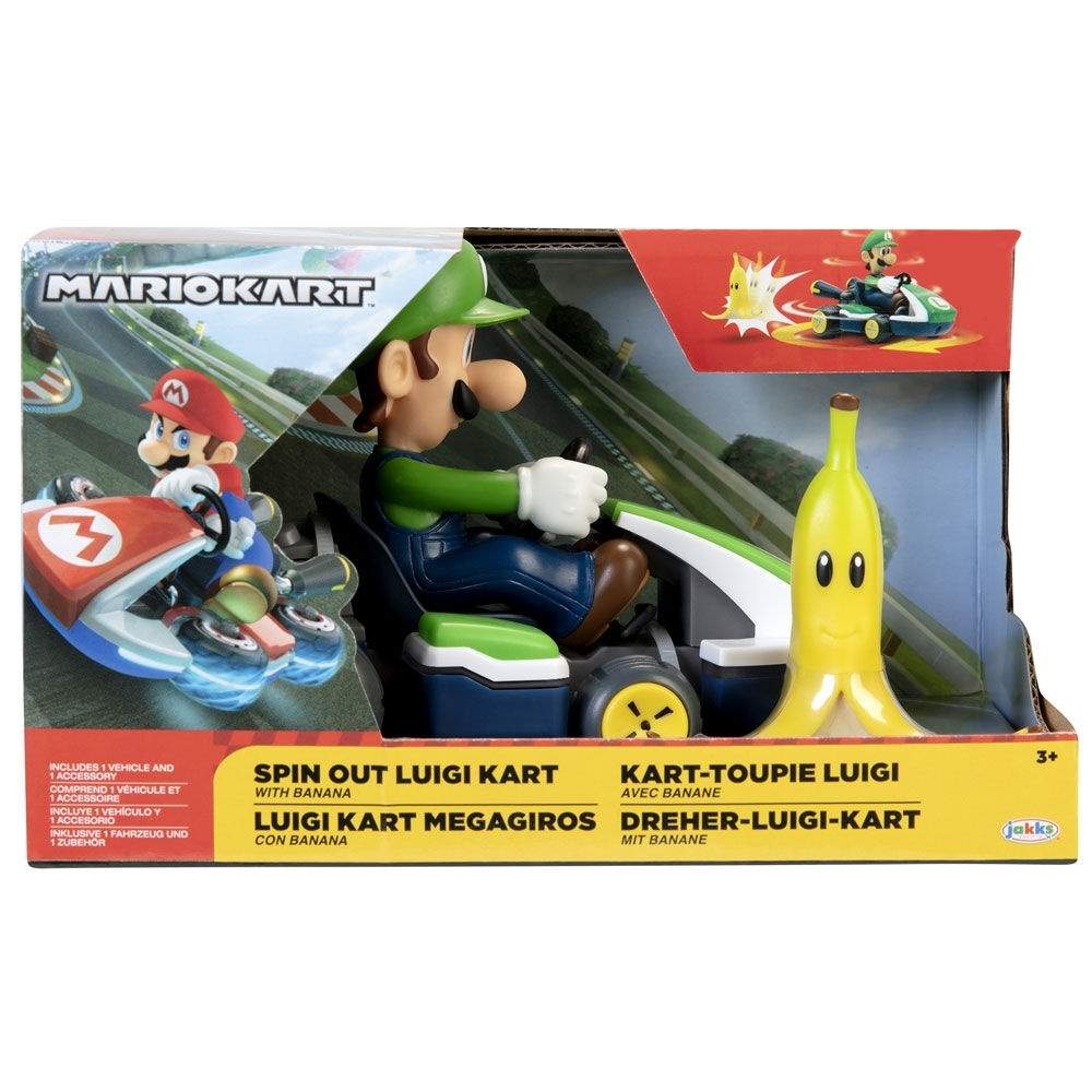 Luigi Kart Figur 6 cm til Mario Kart samleobjekter