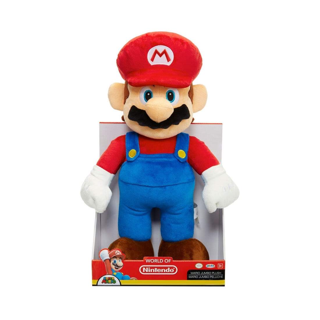 Super Mario Jumbo Plyschleksak 50 cm, mjuk och gosig | Hem & Hobby | Pryloteket