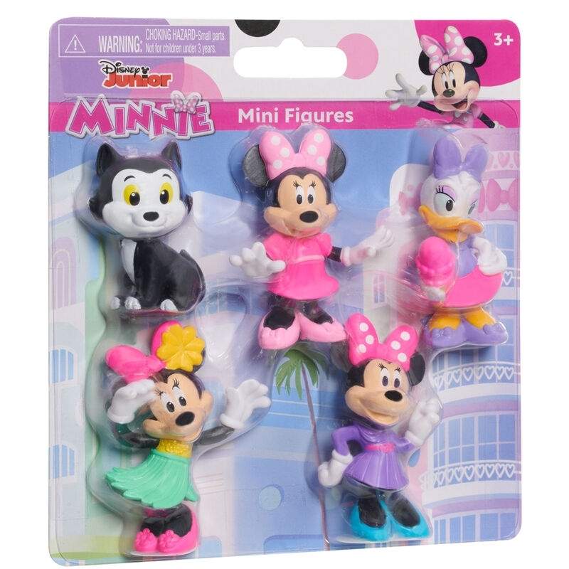Minnie Mouse -figuurisetti, jossa on 3 keräilyhahmoa
