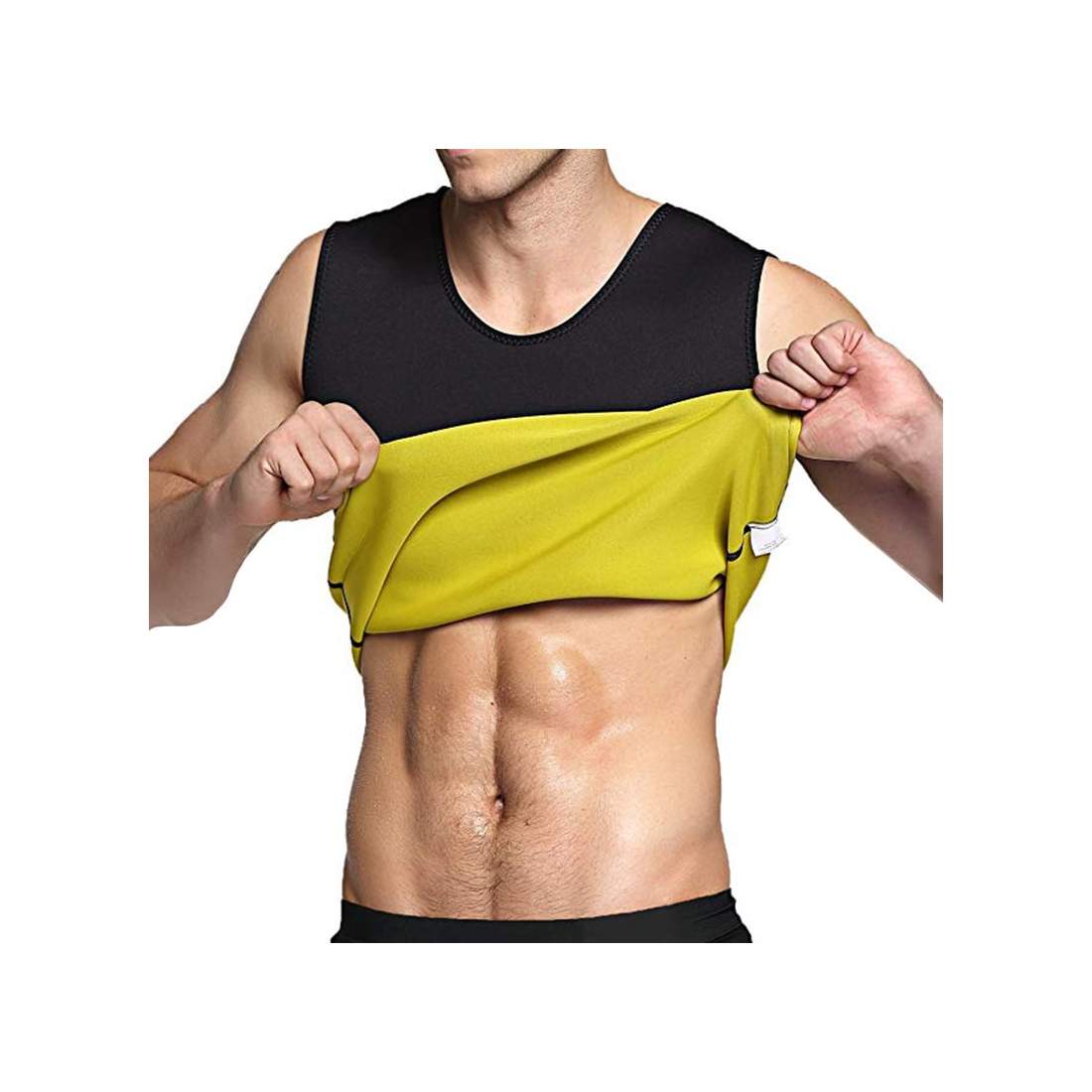 Träningslinne med bastueffekt - Gul | Sport & Fritid - Träning - Träningskläder & Accessoarer - Träningskläder - Träningslinnen | Pryloteket