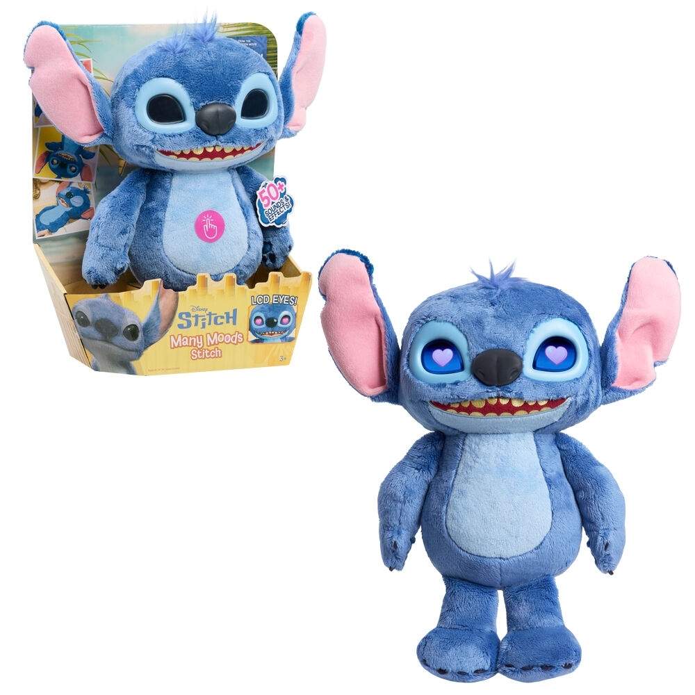 Interaktiv plyschleksak, 30 cm Disney Stitch Design | Hem & Hobby | Pryloteket
