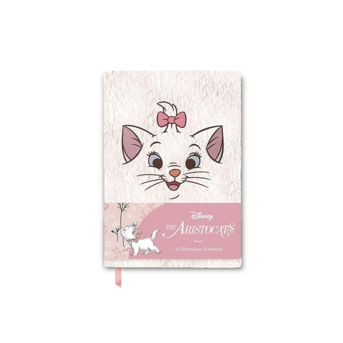 Aristocats A5 Plush Notebook för anteckningar och journalföring | Hem & Hobby | Pryloteket