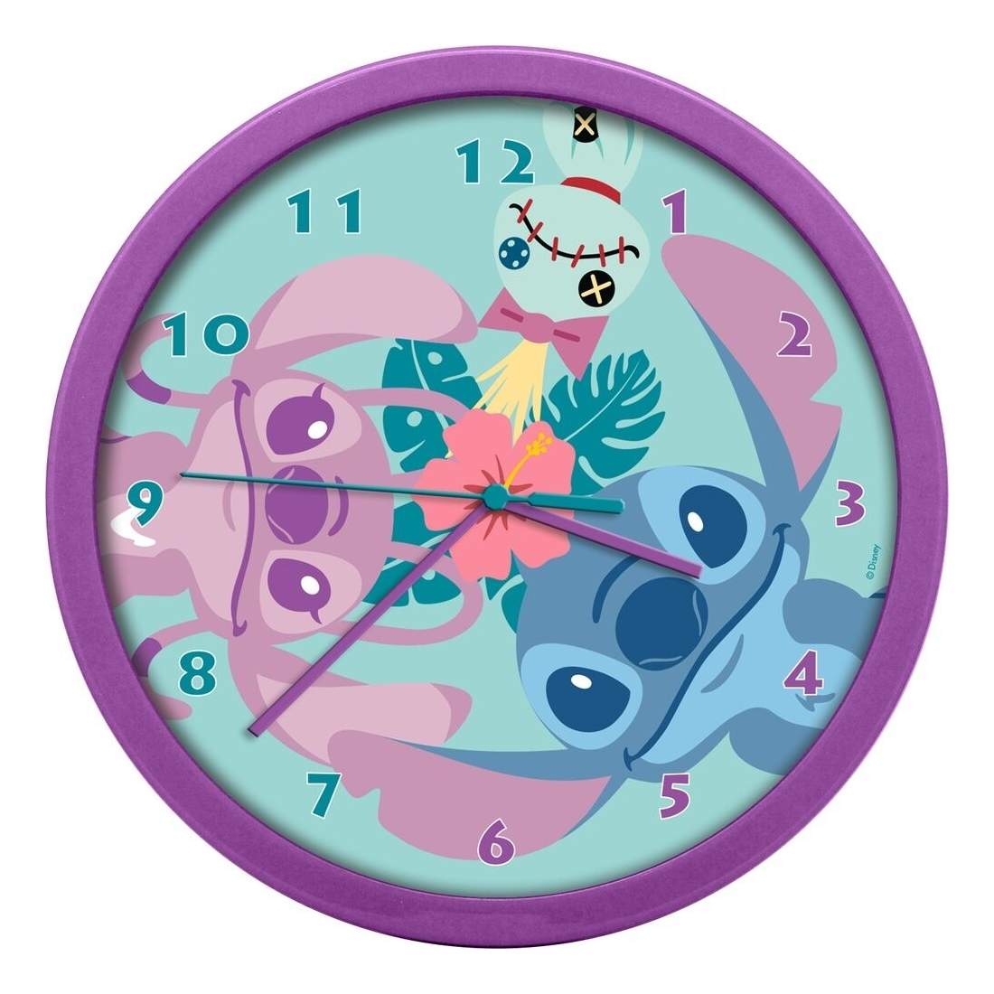 Stitch väggklocka med lättlästa siffror och tyst rörelse | Hem & Hobby | Pryloteket